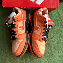Load image into Gallery viewer, Nike SB Orange Lobster Low Dunks Size 10
