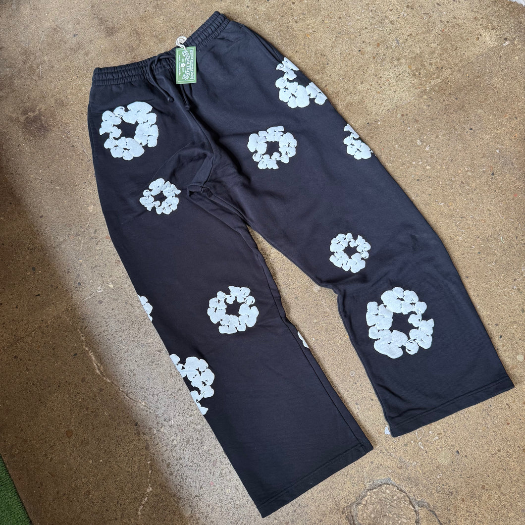 Denim Tears Black Baggy Sweatpants Size S