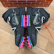 Load image into Gallery viewer, Nike Off White Black Mid Air Force 1s Size 10
