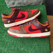 Load image into Gallery viewer, Nike Year Of The Rabbit Crimson Low Dunks Size 12
