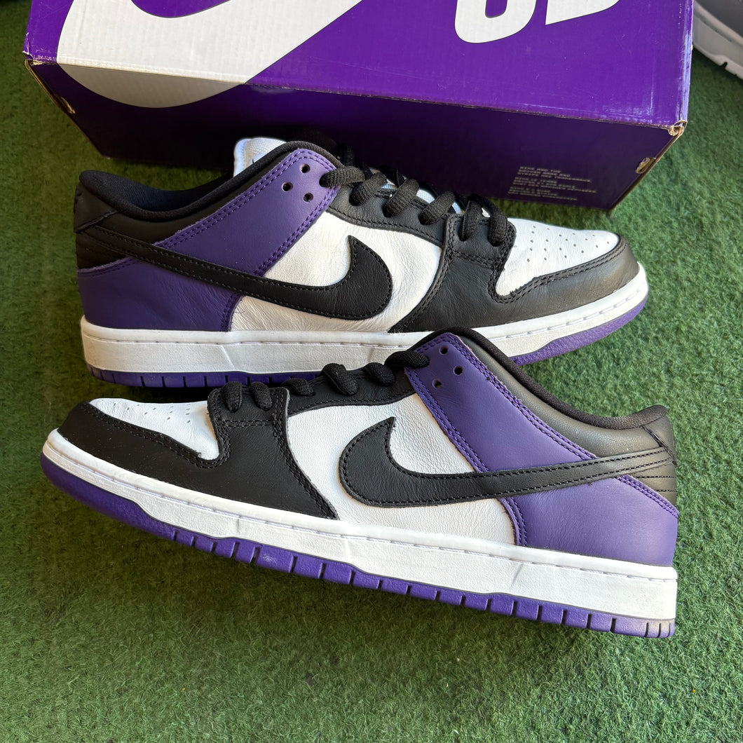 Nike Court Purple SB Low Dunks Size 11