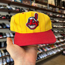 Load image into Gallery viewer, Vintage Cleveland Indians Snapback Hat
