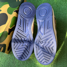 Load image into Gallery viewer, Bape Maroon Navy Bape STAs Size 10
