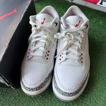 Load image into Gallery viewer, Jordan Reimagined White Cement 3s Size 11
