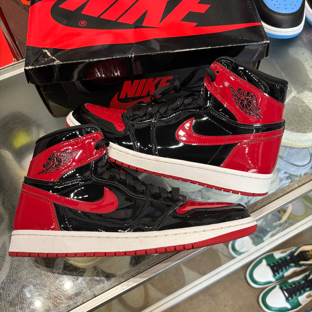 Jordan Patent Bred 1s Size 9