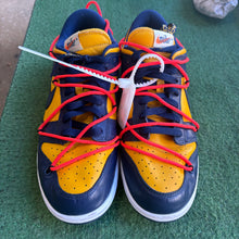 Load image into Gallery viewer, Nike Off White Michigan Low Dunks Size 9
