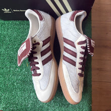 Load image into Gallery viewer, Adidas Wales Bonner Pony Hair Tonal Sambas Size 10.5
