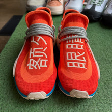 Load image into Gallery viewer, Adidas Pharrell Extra Eye Orange NMD HUs Size 7
