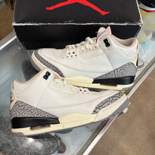 Load image into Gallery viewer, Jordan Reimagined White Cement 3s Size 9.5
