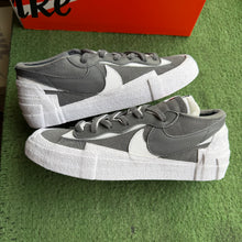 Load image into Gallery viewer, Nike Sacai Iron Grey Low Blazers Size 8
