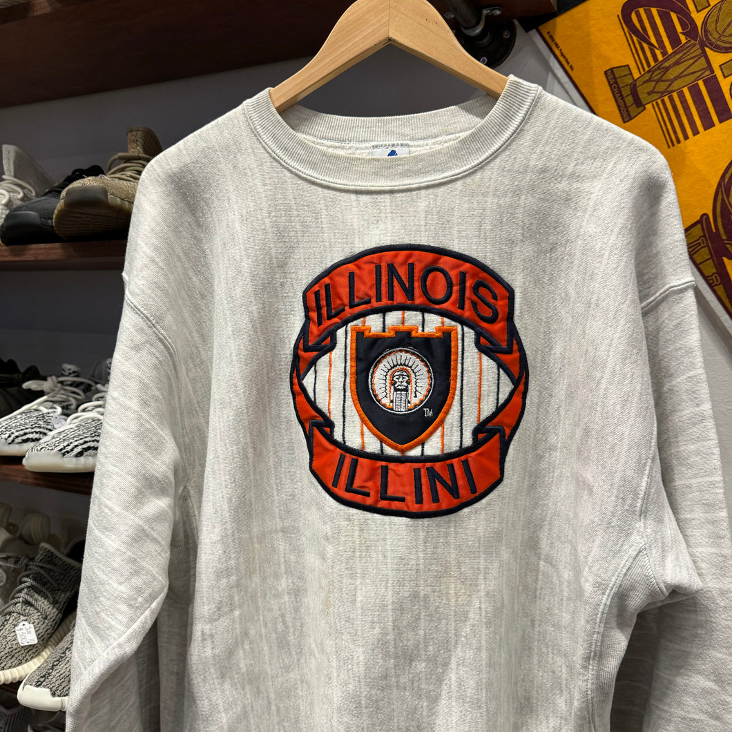 Vintage Illinois Illini Crewneck Size XL