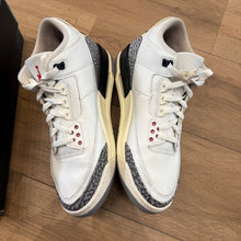 Load image into Gallery viewer, Jordan Reimagined White Cement 3s Size 10
