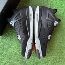Load image into Gallery viewer, Jordan Black Canvas 4s Size 11.5
