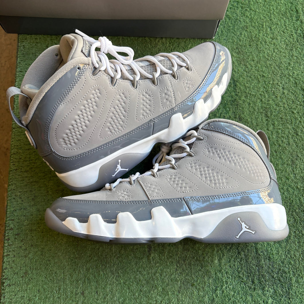 Jordan Cool Grey 9s Size 10