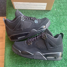 Load image into Gallery viewer, Jordan Black Cat 4s Size 6Y
