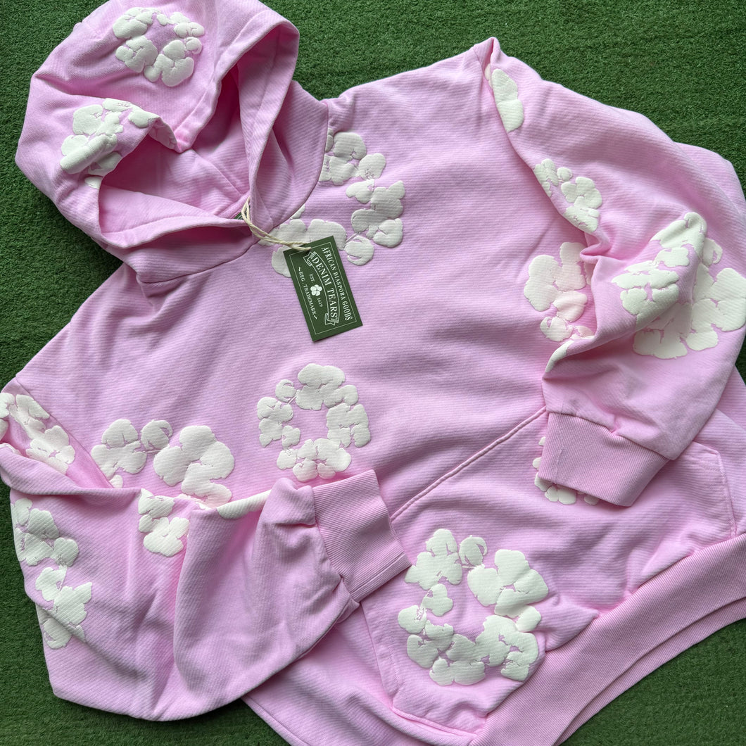 Denim Tears Pink Hoodie