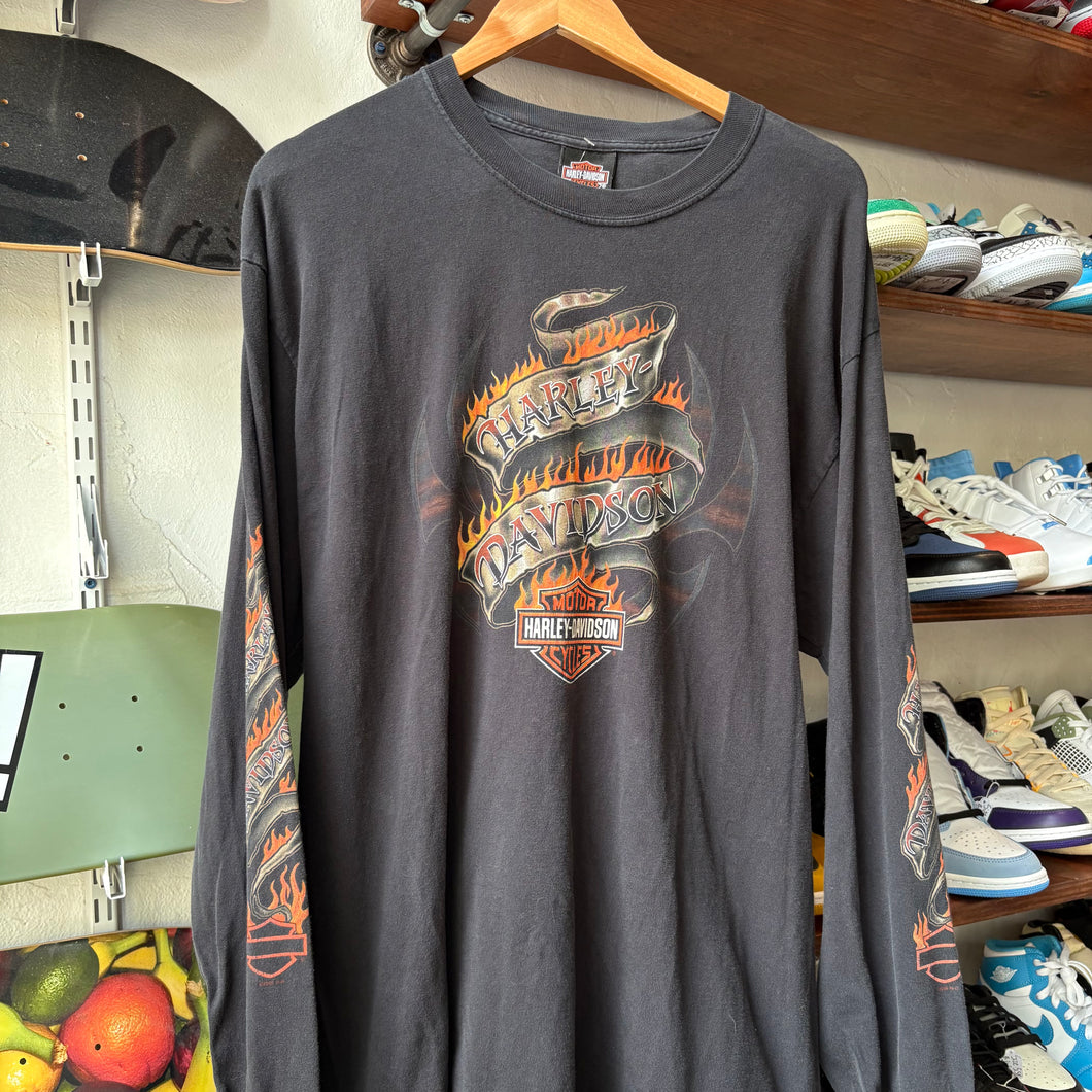 Vintage Harley Davidson L/S Tee Size XL