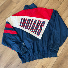 Load image into Gallery viewer, Vintage Cleveland Indians Logo 7 Windbreaker Size L
