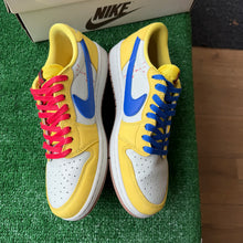 Load image into Gallery viewer, Jordan Travis Scott Canary Yellow Low 1s Size 9.5W/8M
