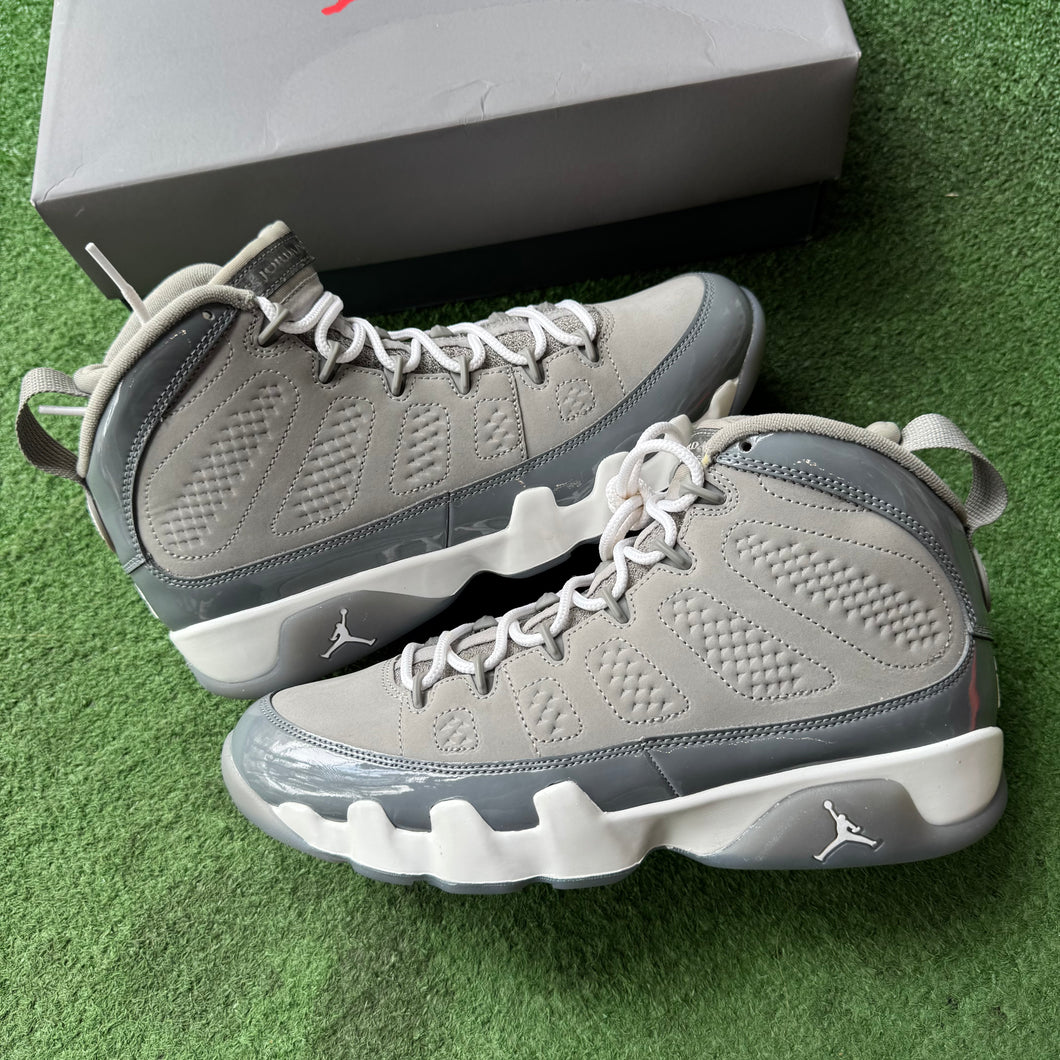 Jordan Cool Grey 9s Size 8.5