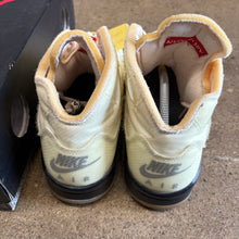 Load image into Gallery viewer, Jordan Off White Sail 5s Size 10.5
