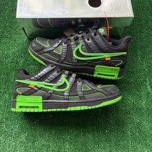 Load image into Gallery viewer, Nike Off White Green Strike Rubber Dunks Size 11
