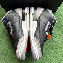 Load image into Gallery viewer, Jordan Black Cement 3s Size 7Y
