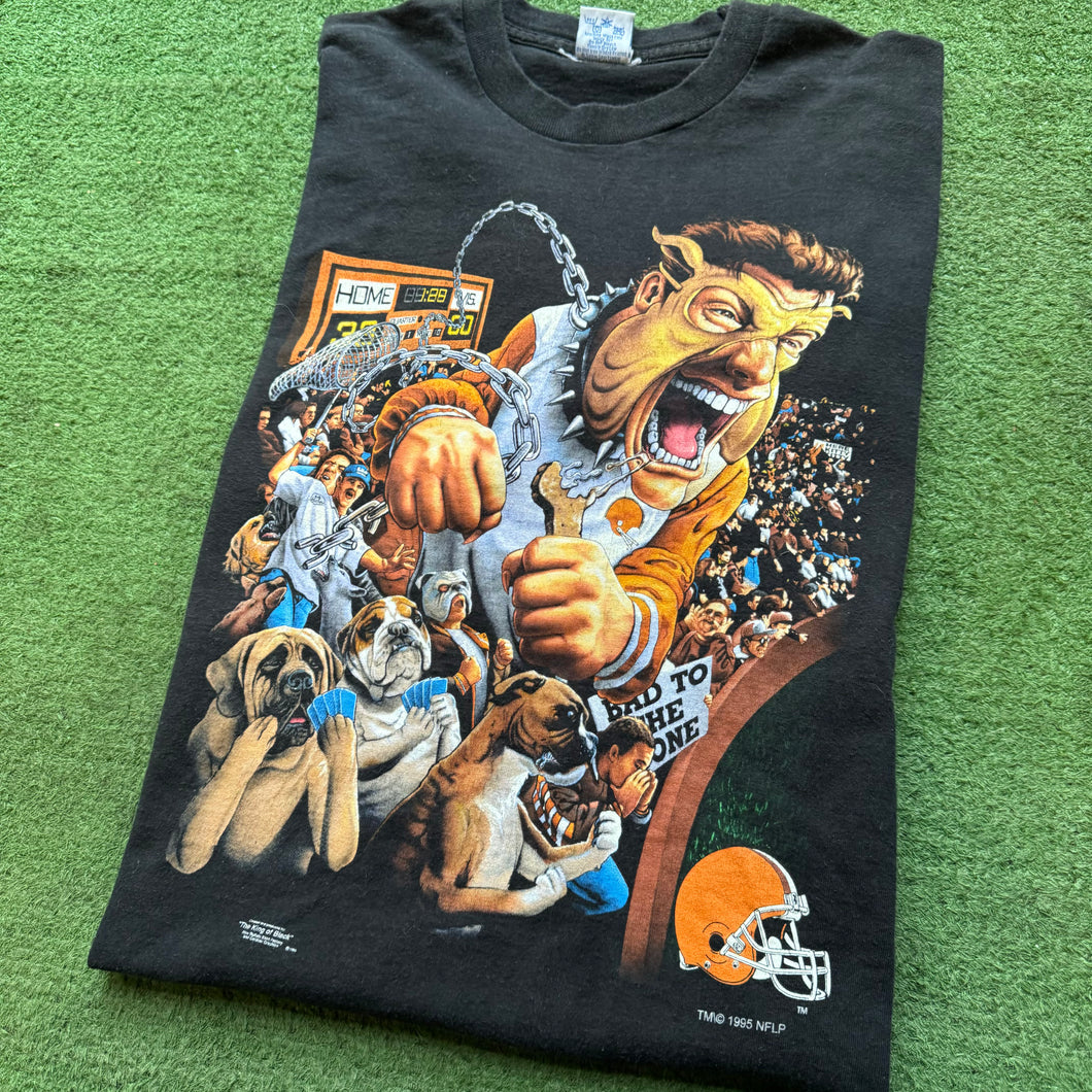 Vintage Cleveland Browns Fans Tee Size XL