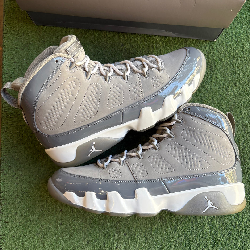 Jordan Cool Grey 9s Size 10