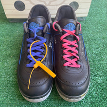 Load image into Gallery viewer, Jordan Off White Black Low 2s Size 12
