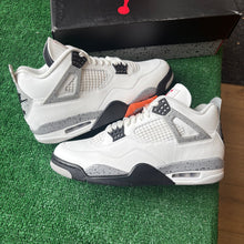 Load image into Gallery viewer, Jordan White Cement 4s Size 10.5
