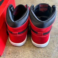Load image into Gallery viewer, Jordan Satin Bred 1s Size 9W/7.5M
