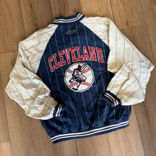 Load image into Gallery viewer, Vintage Cleveland Indians Mirage Jacket Size L

