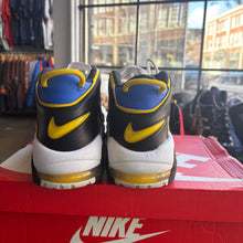 Load image into Gallery viewer, Nike Peace Love and Basketball Uptempos Size 11.5
