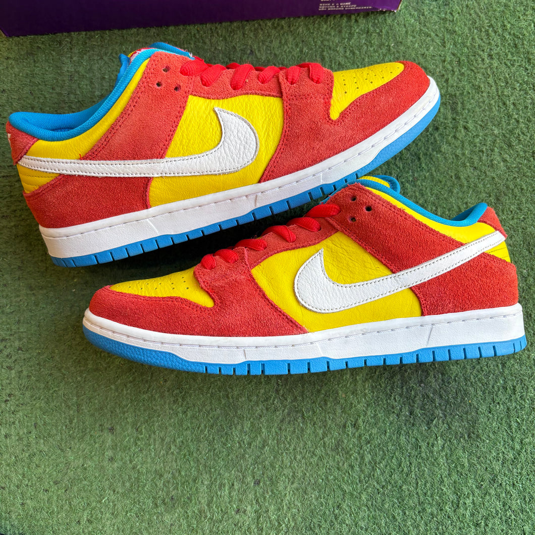Nike SB Bart Simpson Dunk Lows Size 10.5