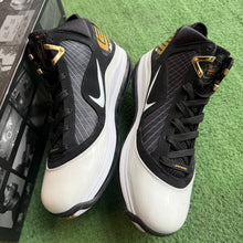 Load image into Gallery viewer, Nike LeBron Black White Gold 7s Size 11
