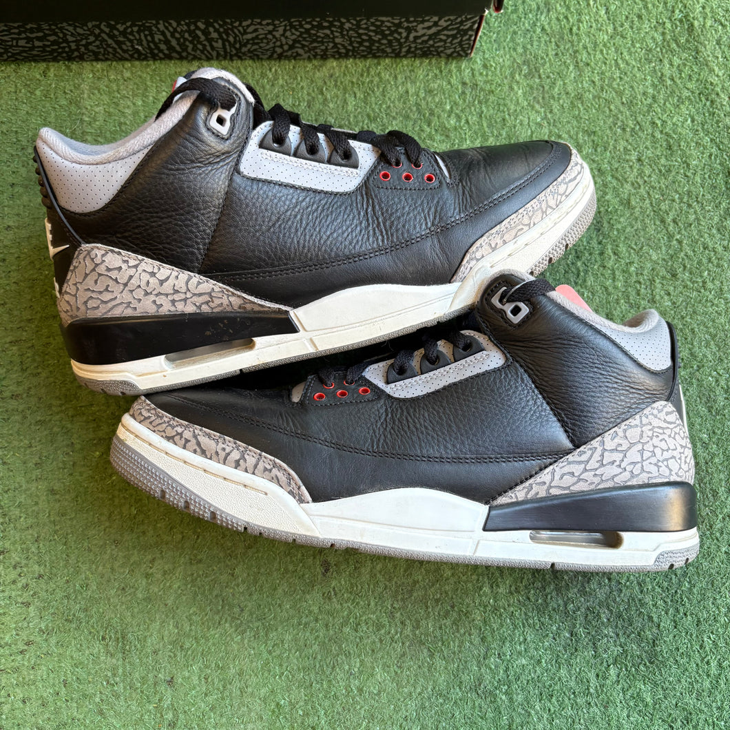 Jordan Black Cement 3s Size 11
