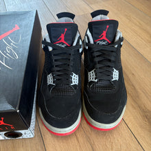 Load image into Gallery viewer, Jordan Bred 4s Size 9.5
