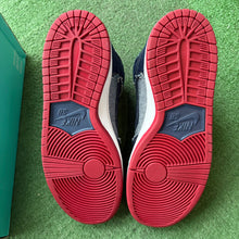 Load image into Gallery viewer, Nike Reese Forbes Denim High Dunks Size 9.5
