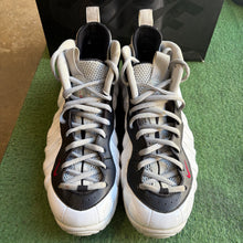 Load image into Gallery viewer, Nike White Black University Red Foamposites Pros Size 13
