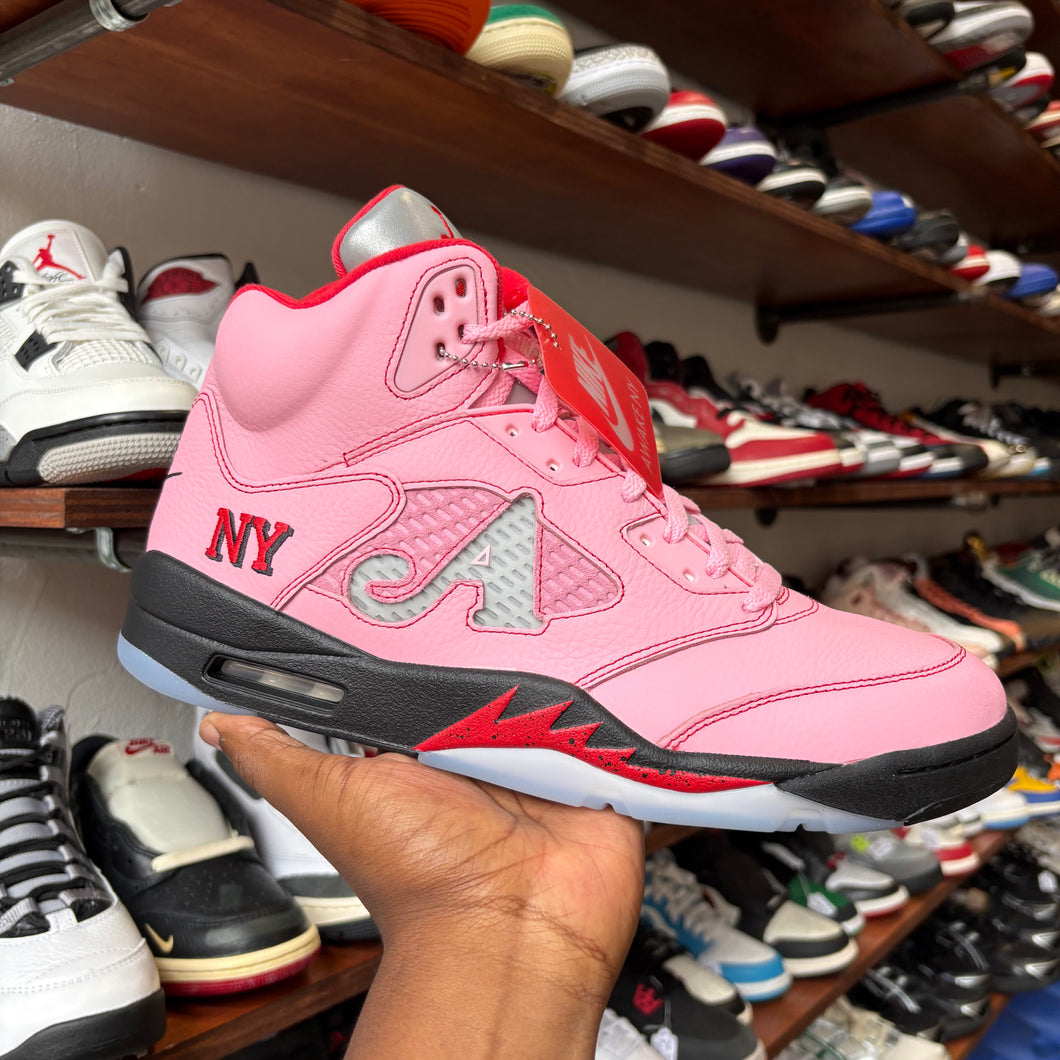 Jordan Awake NY Arctic Pink 5s Size 13