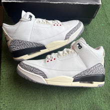 Load image into Gallery viewer, Jordan Reimagined White Cement 3s Size 10.5
