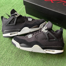 Load image into Gallery viewer, Jordan Black Canvas 4s Size 10
