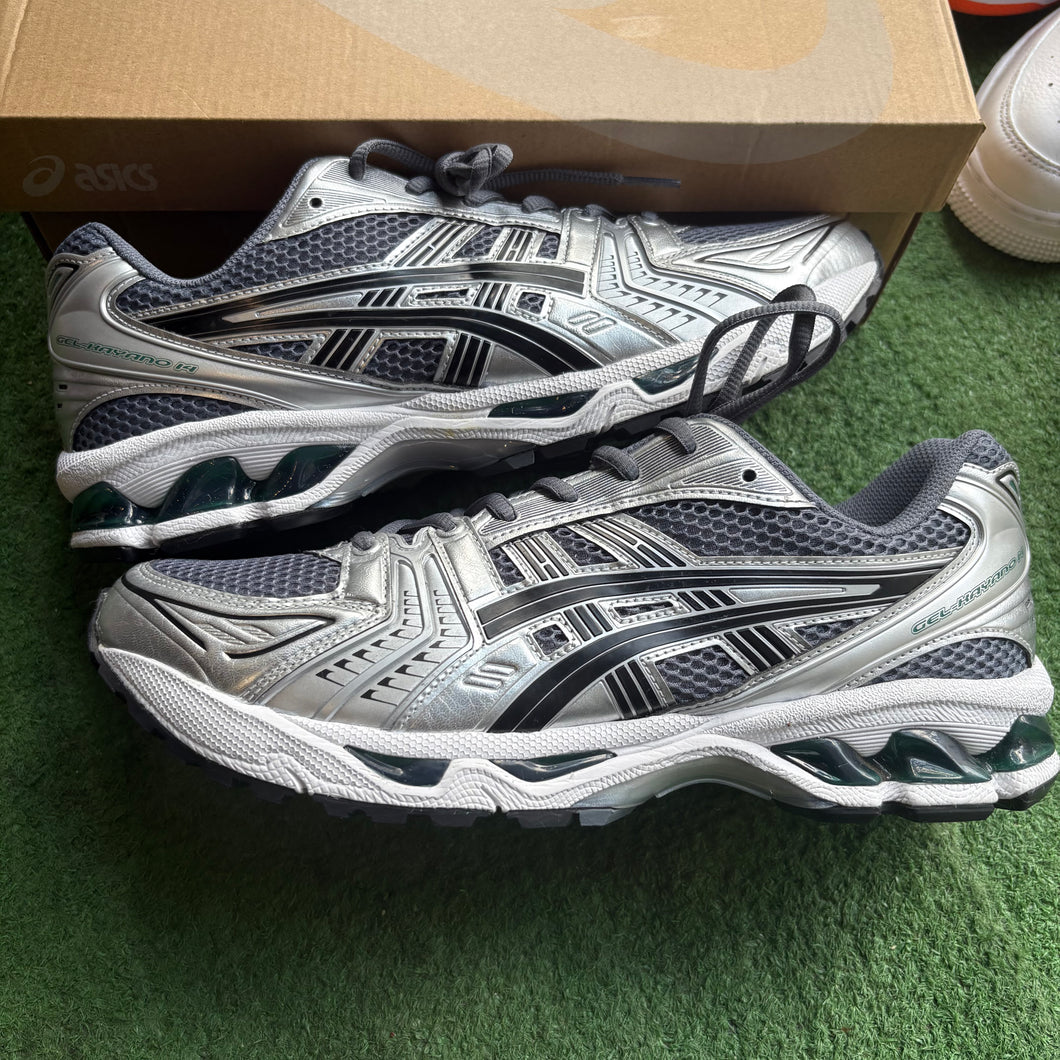 ASICS Jasper Green Kayano-14s Size 10