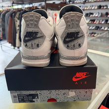 Load image into Gallery viewer, Jordan White Cement 4s Size 10.5
