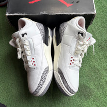 Load image into Gallery viewer, Jordan Reimagined White Cement 3s Size 9

