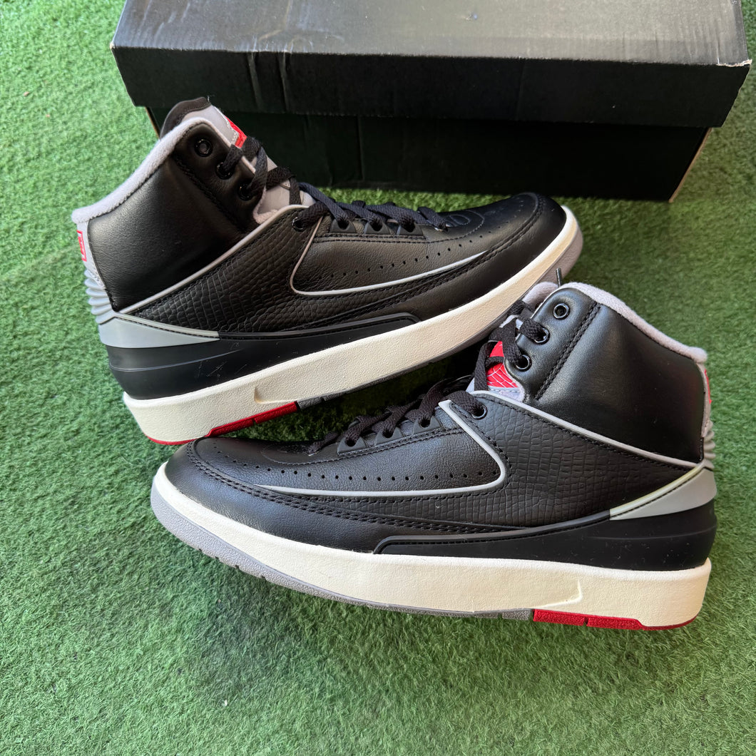 Jordan Black Cement 2s Size 7Y