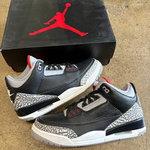 Load image into Gallery viewer, Jordan Black Cement 3s Size 10.5
