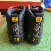 Load image into Gallery viewer, Jordan Black Taxi 12s Size 12
