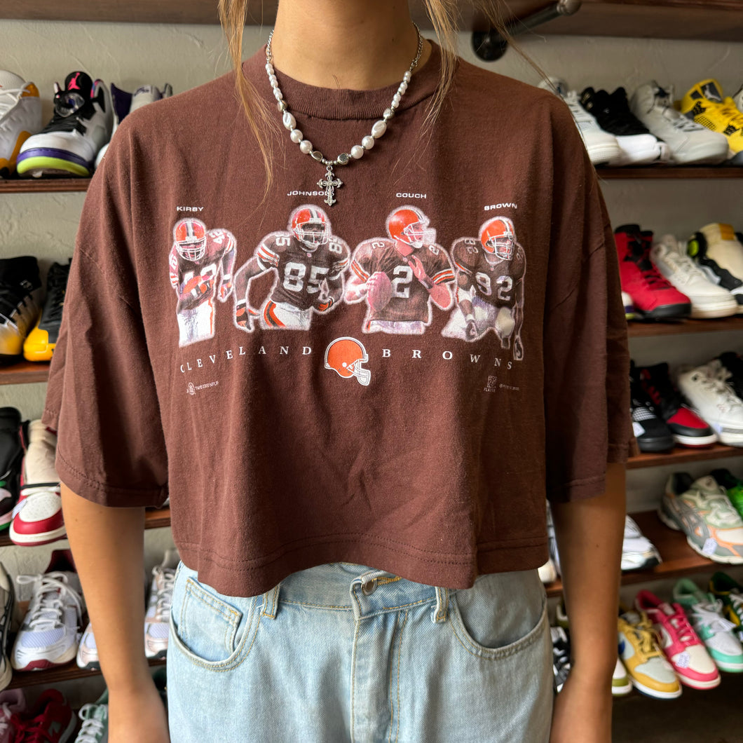 Vintage Cleveland Browns Crop Top